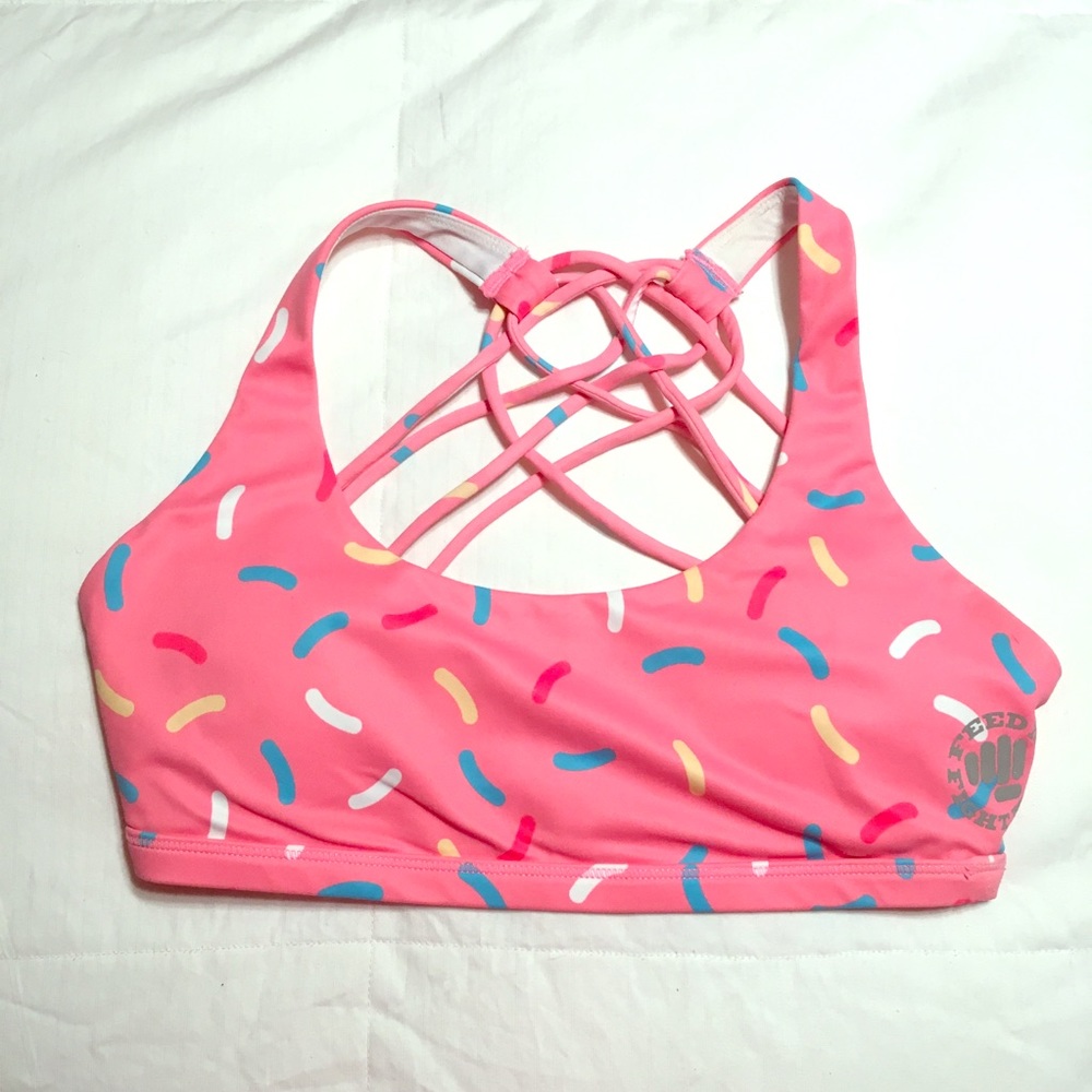 Feed Me Fight Me sports bra